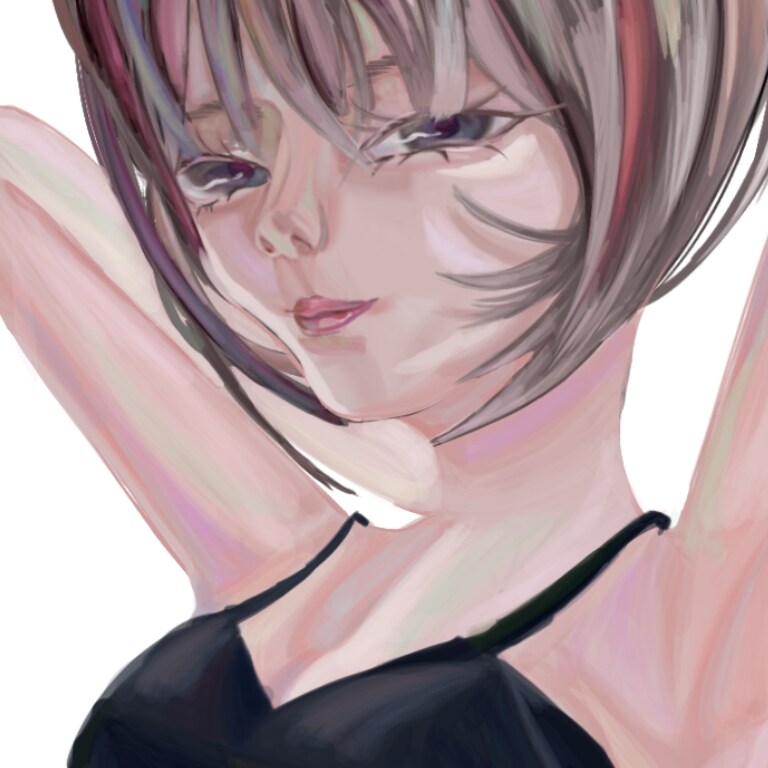 SNS・LINEのアイコンを描きます 独自の色彩でアンニュイな世界観を。あなただけの1枚を届けます イメージ1