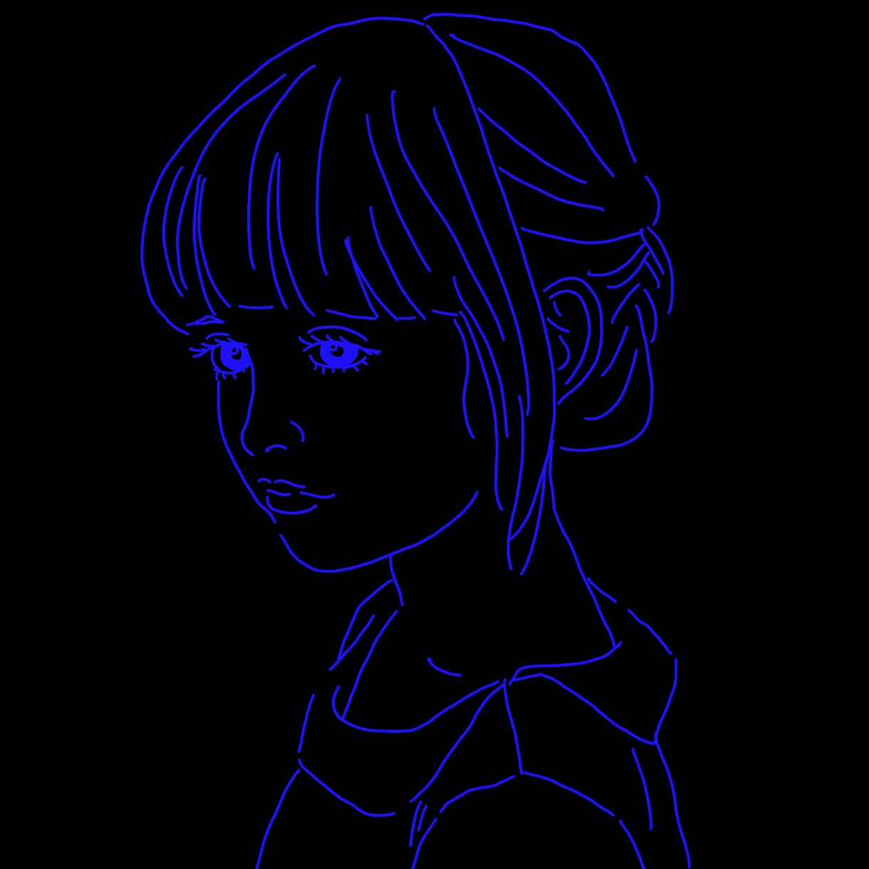 シンプルでおしゃれな線画似顔絵をお描きします SNSアイコン/似顔絵/挿絵/名刺 イメージ5