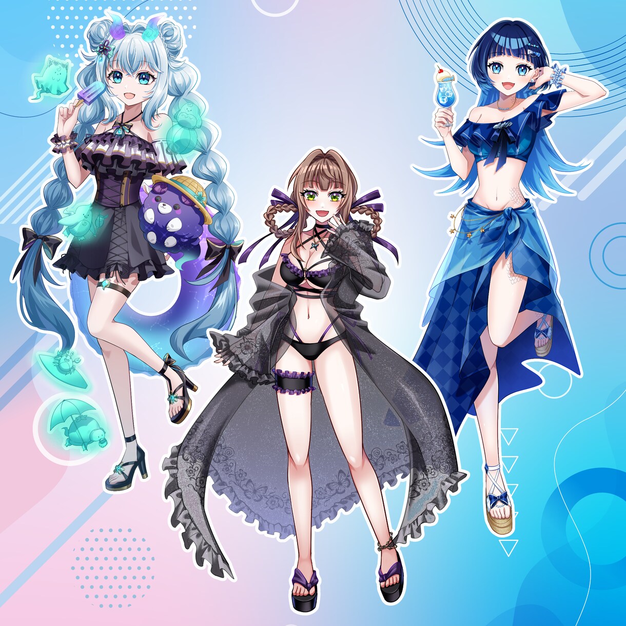 デビュー・新衣装に！IRIAMライバー応援します IRIAMデビューに必要なイラストが一度に揃う！ イメージ7