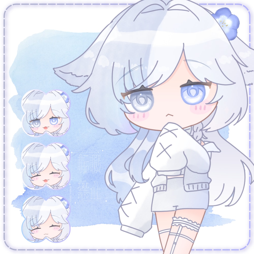 かわいい女の子のミニキャラを描きます 初めての方も気軽にご連絡下さい！精一杯対応いたします♪ イメージ1
