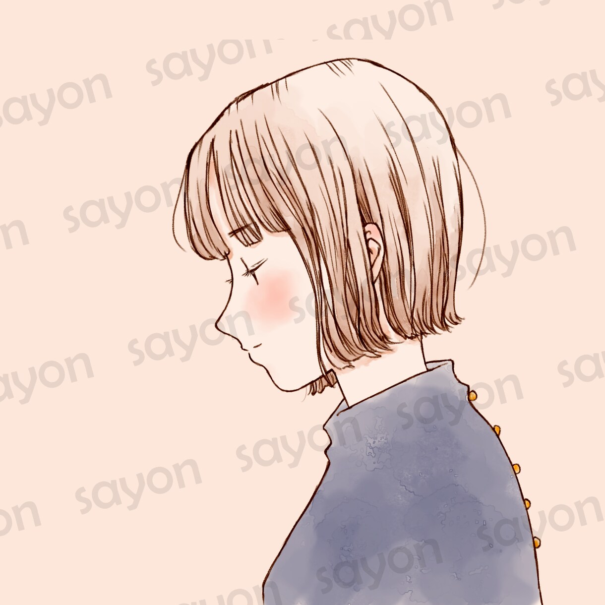 イラスト多数/完成品イラストを販売しています ゆるふわ/おしゃれ/フェミニン/ナチュラルシリーズ② イメージ7
