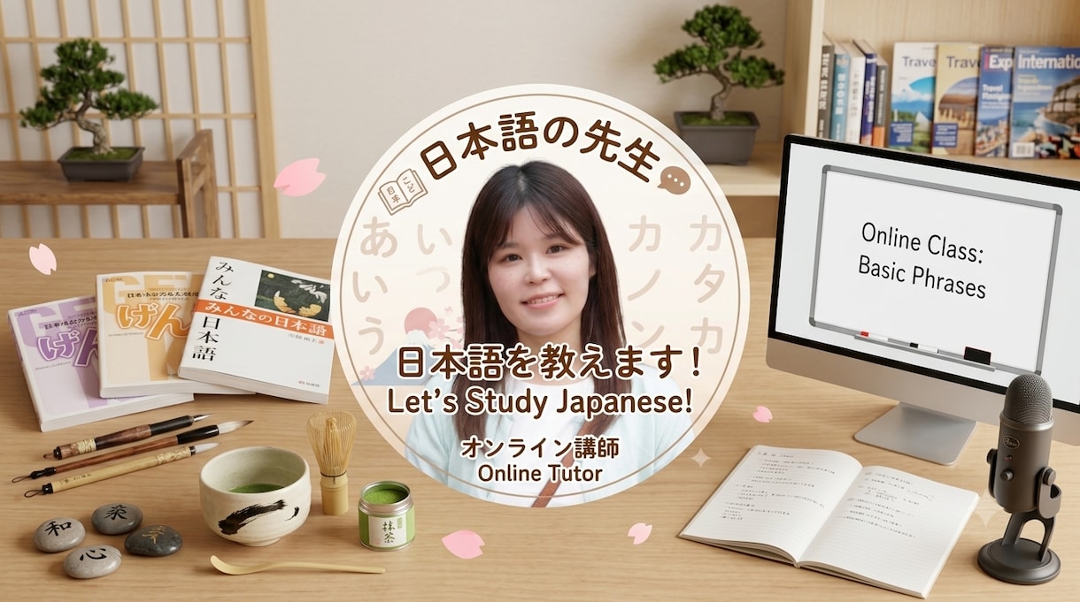 日常で使う日本語を教えます 会話しながら日本語の言い回しをアドバイスします♪ イメージ1