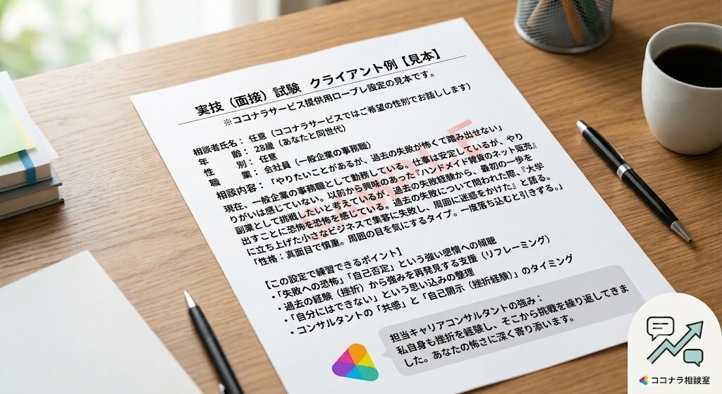 キャリアコンサルタント面接お手伝いします 自己効力感UP 苦手克服、特化型リベンジロープレで確かな自信 イメージ3