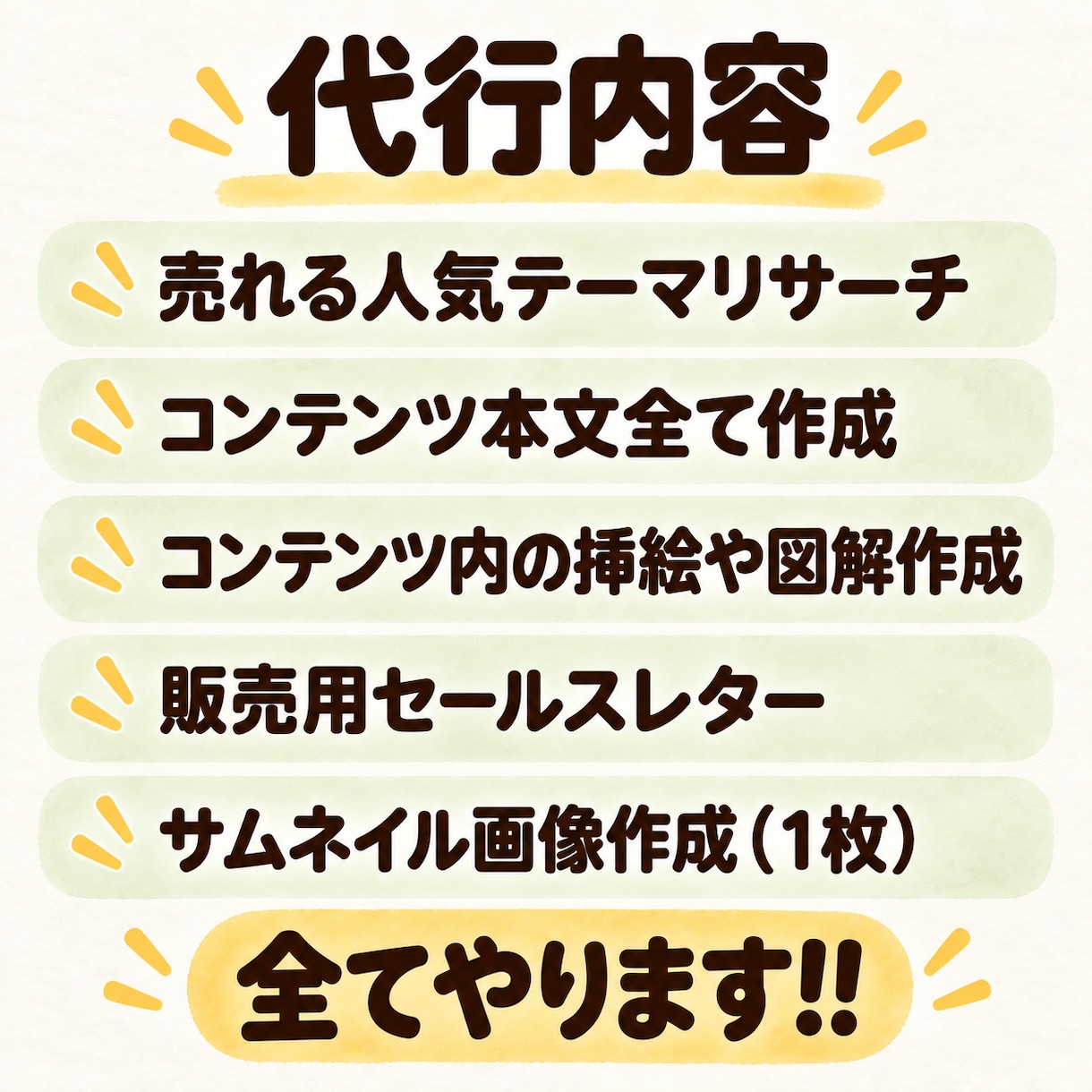 楽すぎ注意【売れる状態コンテンツ】を作成代行します あなたは販売するだけ!忙しい人ほどOK!あなたの負担ほぼ0! イメージ2