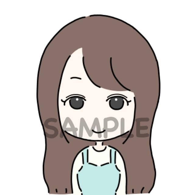 男子も可！ゆるくて可愛い女の子のアイコン描きます ブログやSNSに使える！ゆるふわ女子のイラスト描きます イメージ7