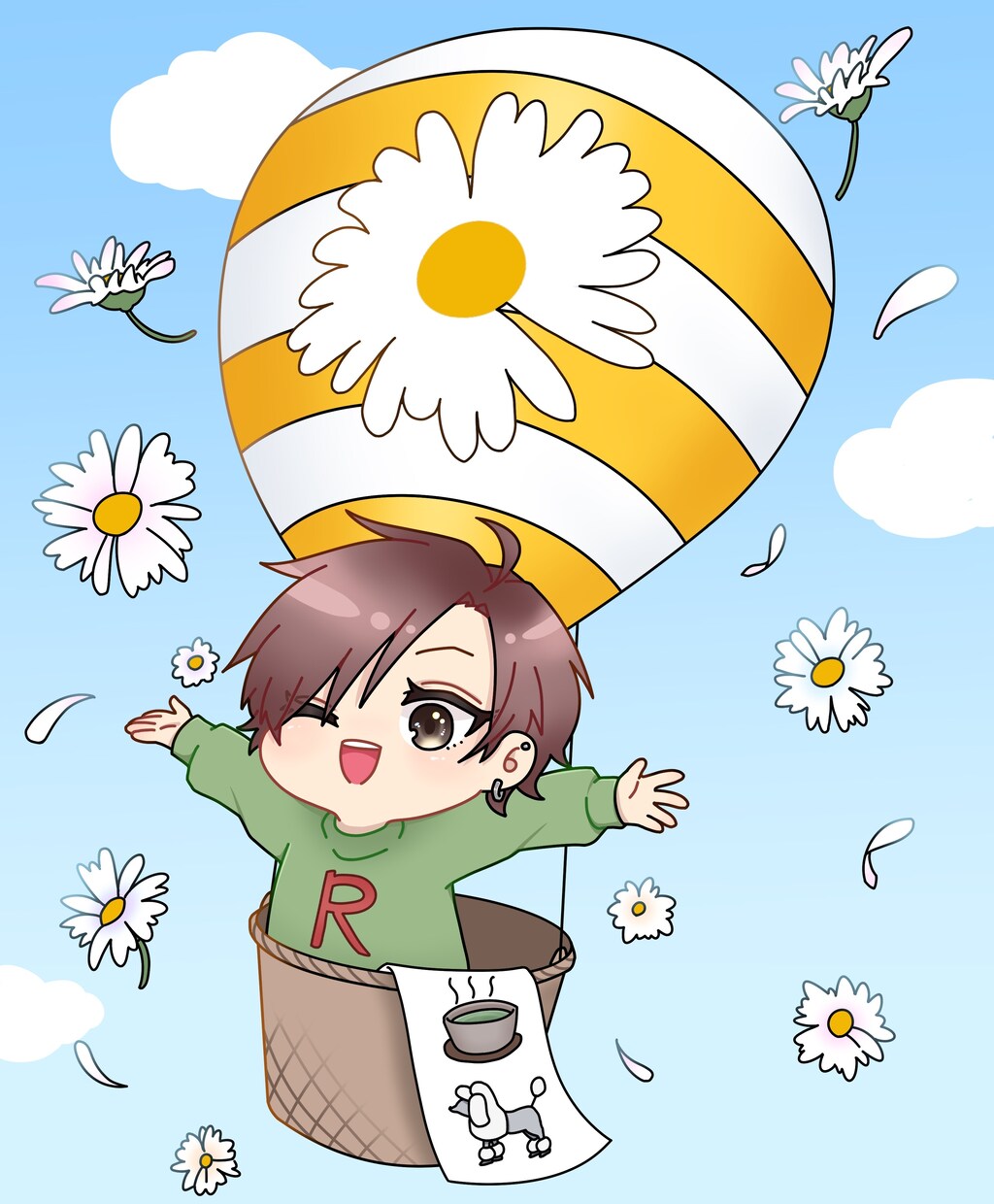 アイコン・歌ってみた用イラスト等制作いたします 可愛い女の子もかっこいい男の子も！目を惹くイラスト描きます！ イメージ9