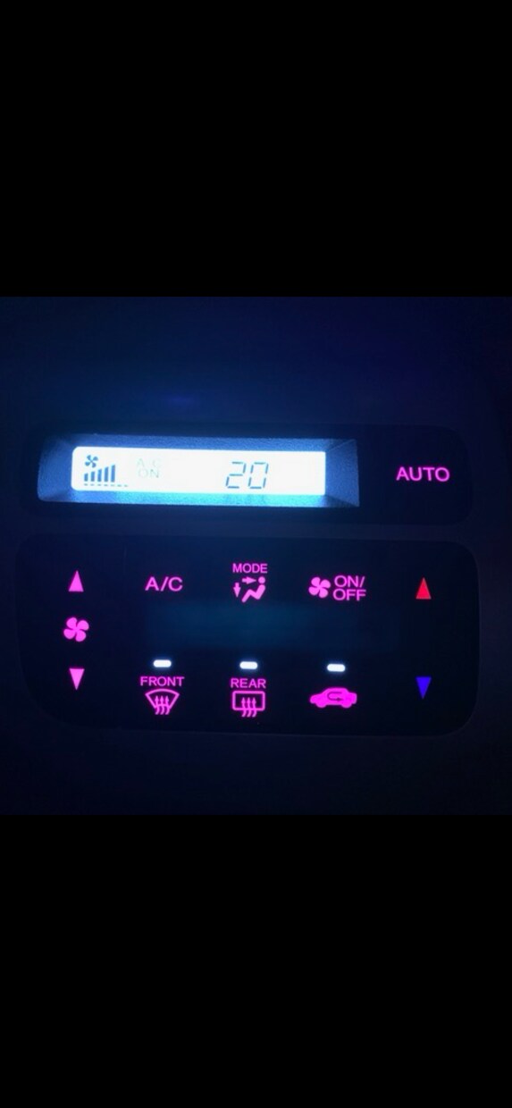 自動車等のLEDを打ち替えします 自動車等　エアコンパネル　LED打ち替え　現物加工 イメージ2