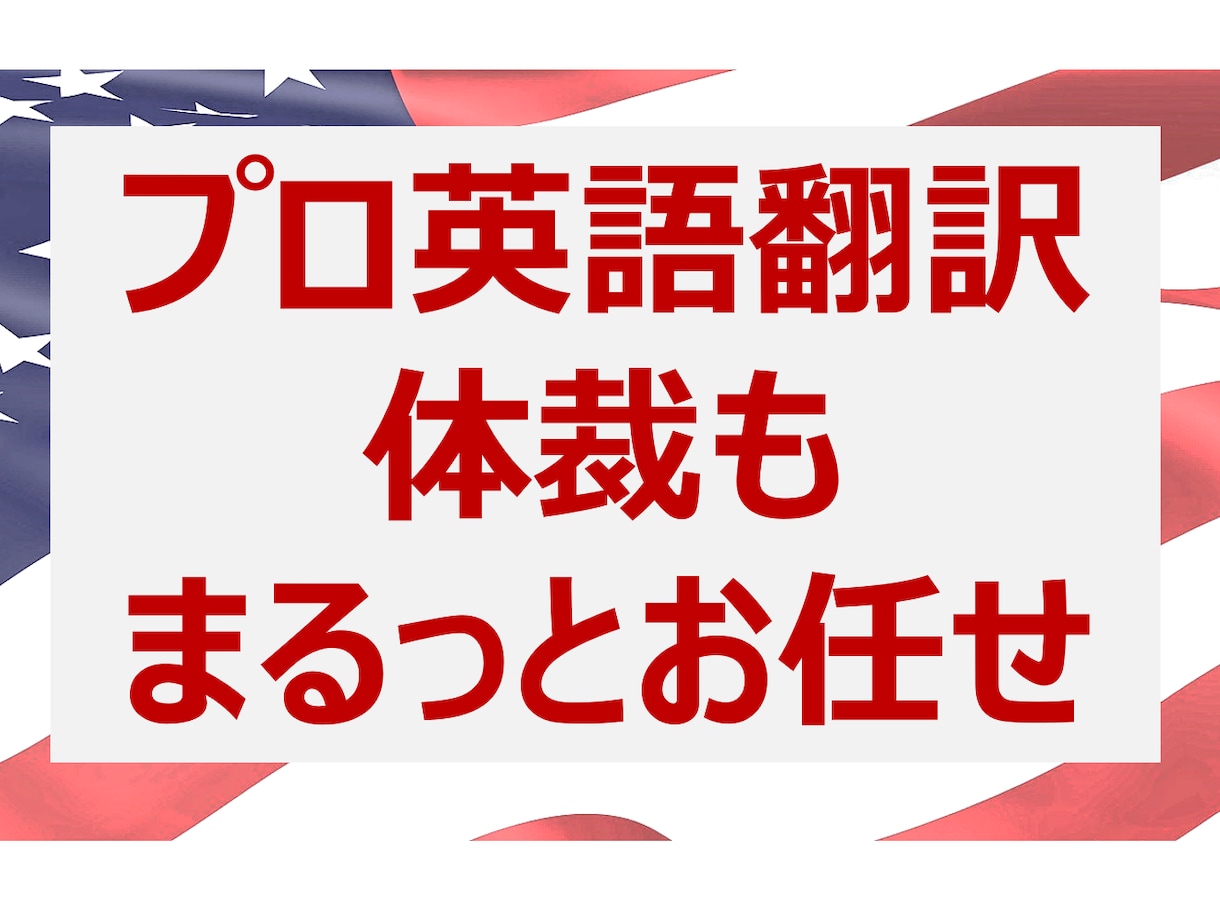 プロがホームページを英語翻訳（4円～/文字）します グローバルビジネス歴15年のプロ翻訳（上場企業と取引有） イメージ1