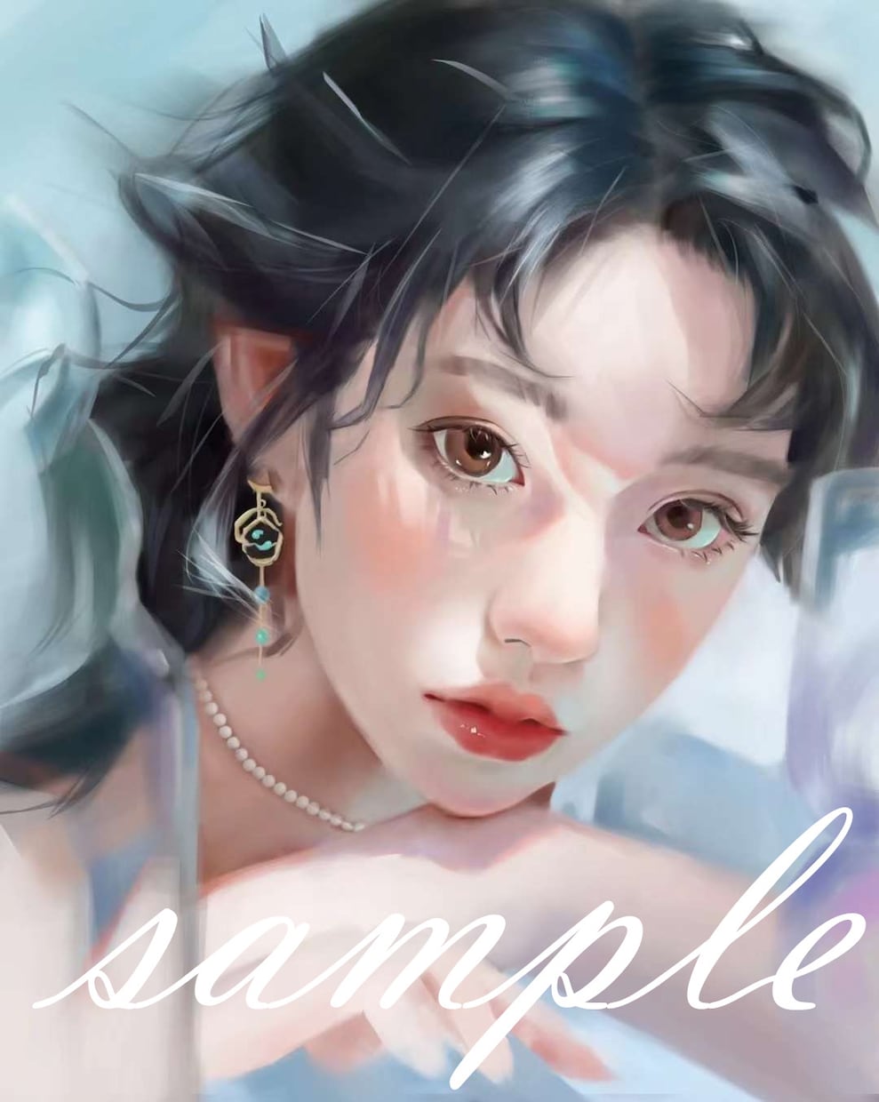 厚塗りリアル似顔絵/実写SNSアイコンを描きます 写真を忠実に、ご自身を更に魅力的に表現します イメージ4