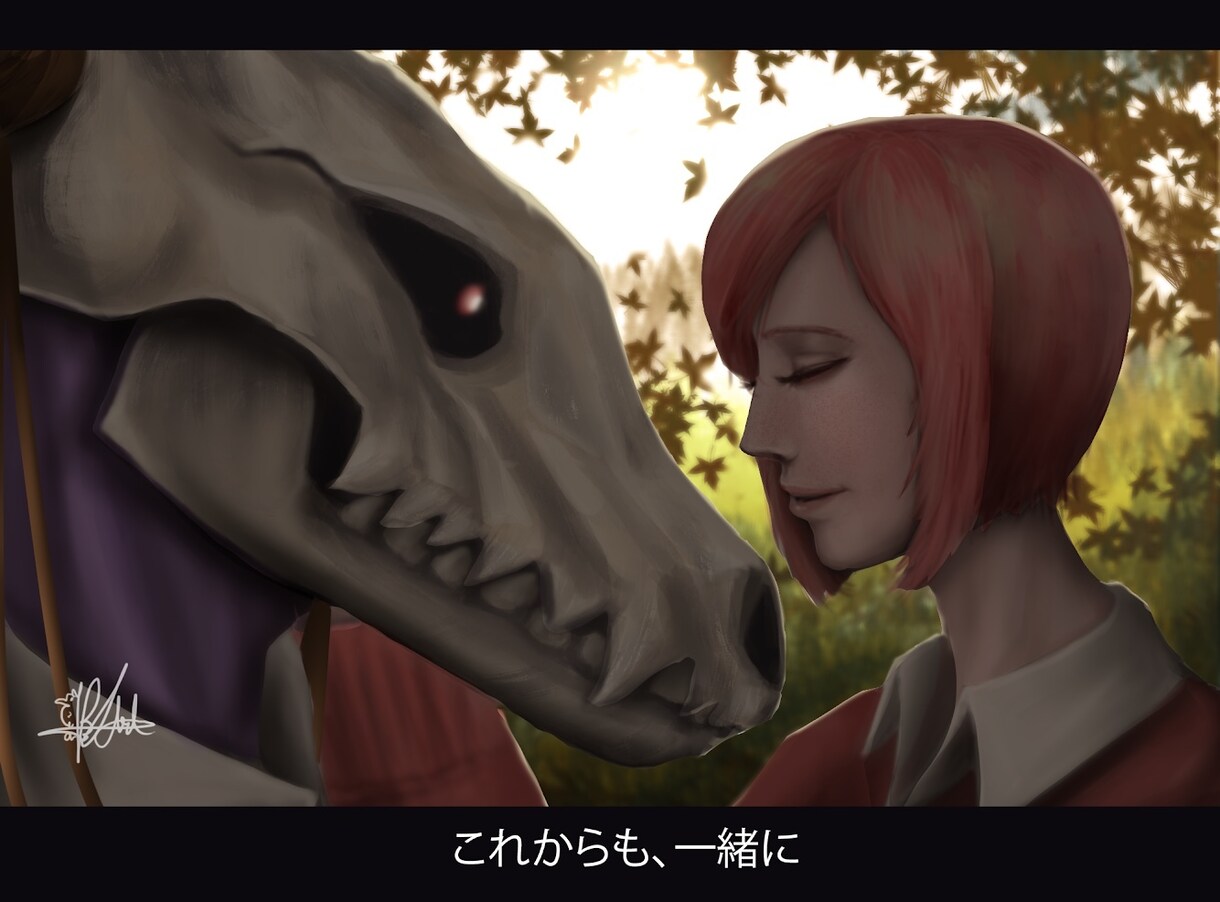 似顔絵を描いています セミリアル絵、カップルにイラスト イメージ4