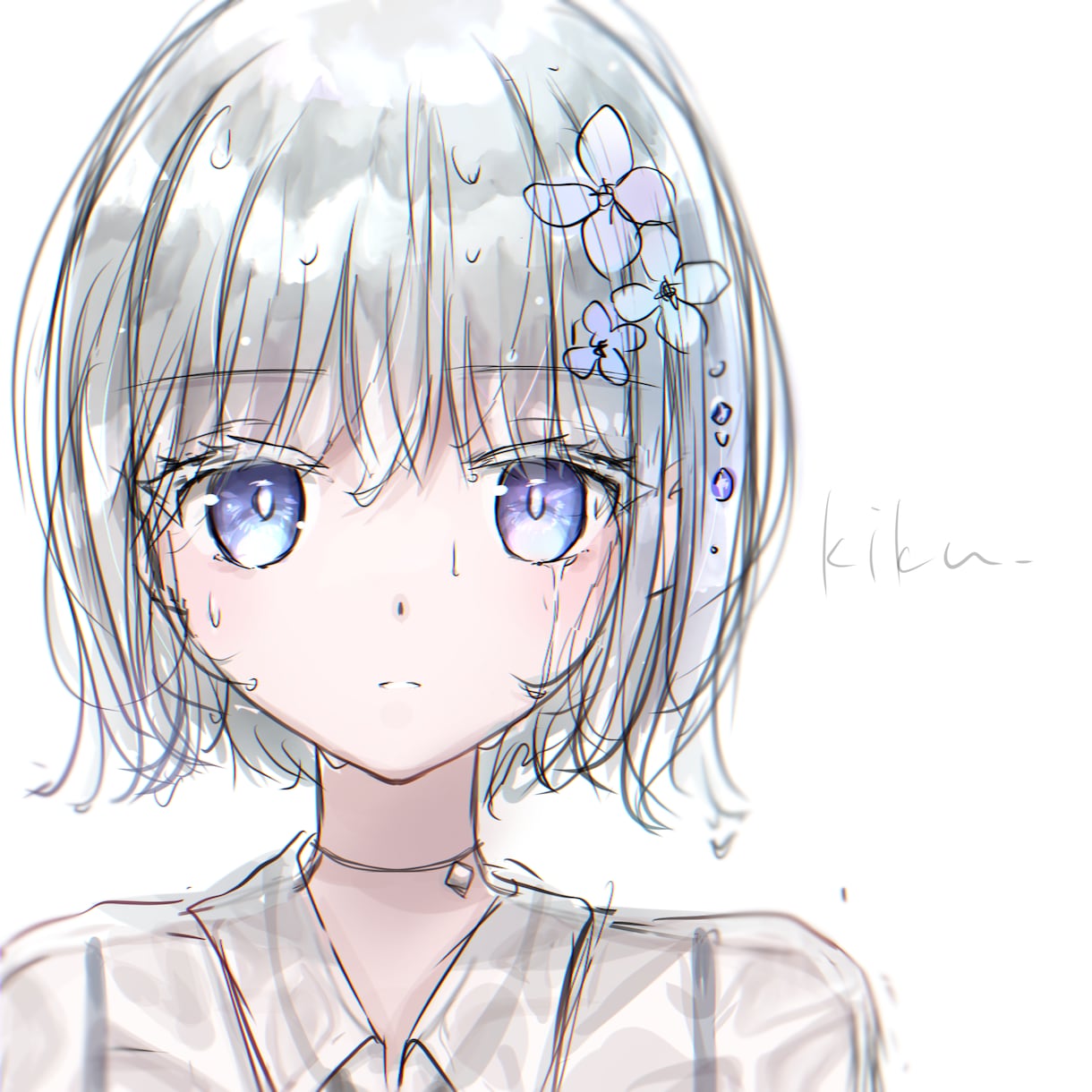 可愛い顔・表情の女の子のアイコンお描きします 最短2日！お安く可愛いアイコンを！ イメージ1
