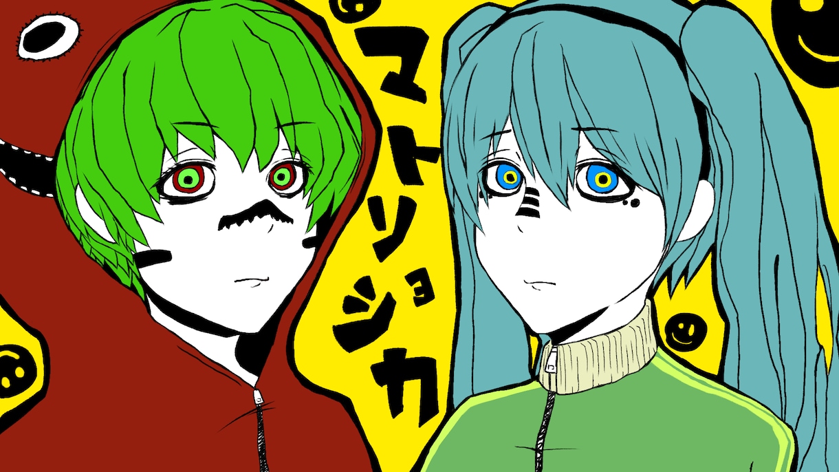 歌ってみた動画、ボーカロイド楽曲のイラスト描きます 最短2日納品！Vtuberさんや、歌い手さんにおすすめです！ イメージ4