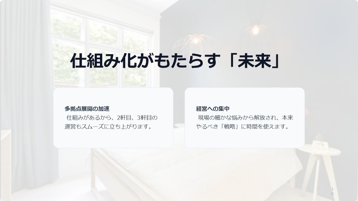貴方の頭の中をマニュアル化します 判断を減らして清掃時間を短縮、品質を標準化します イメージ10