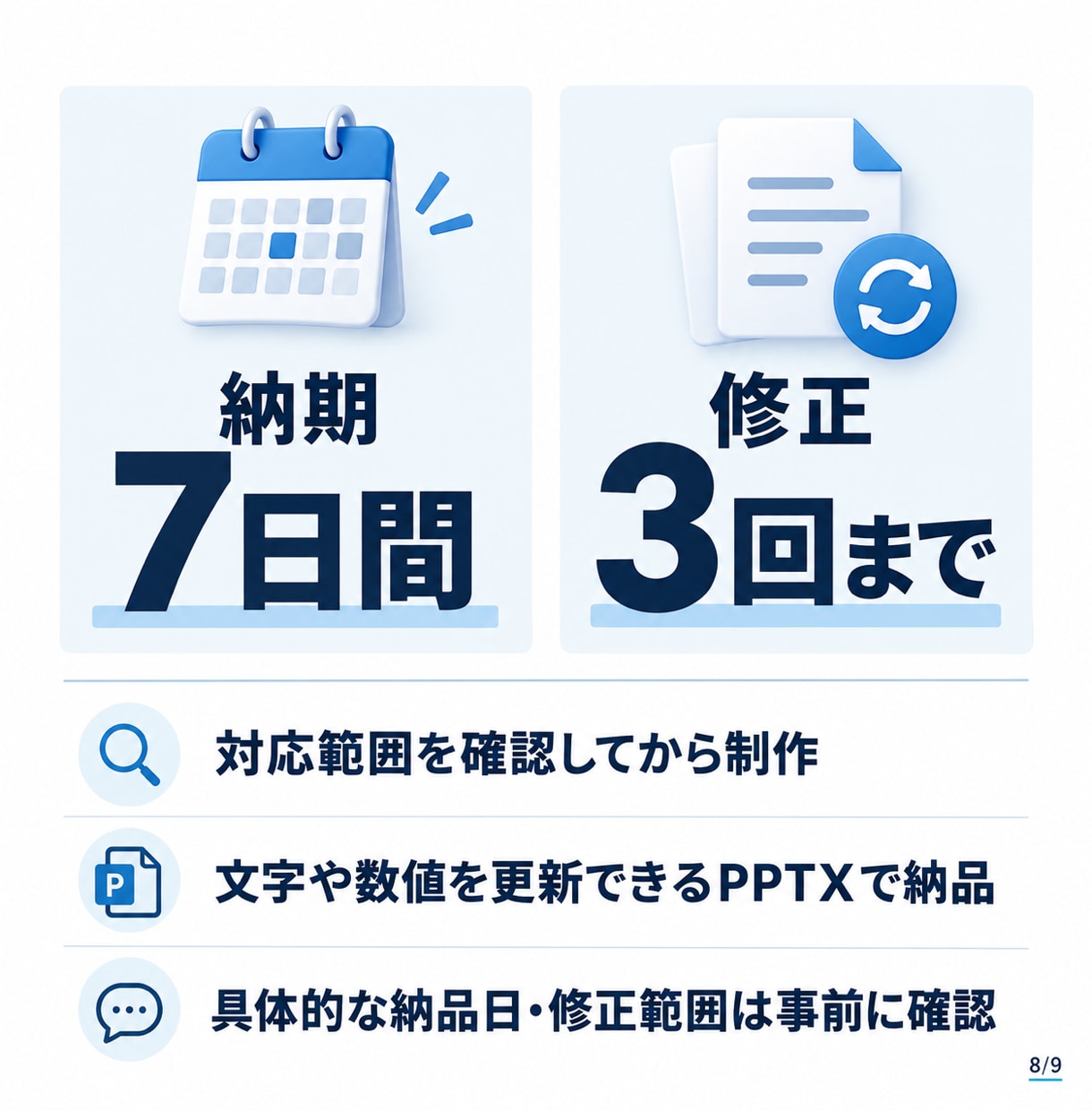 PDF資料を文字編集できるパワーポイントにします PDFしかない資料を、これからも更新して使える形へ イメージ8