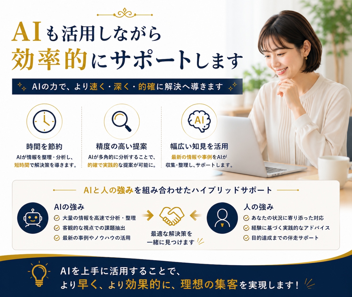 AIでブログ・note集客教えます AIを活用して、あなたに合った集客の仕組みを一緒に作ります イメージ5
