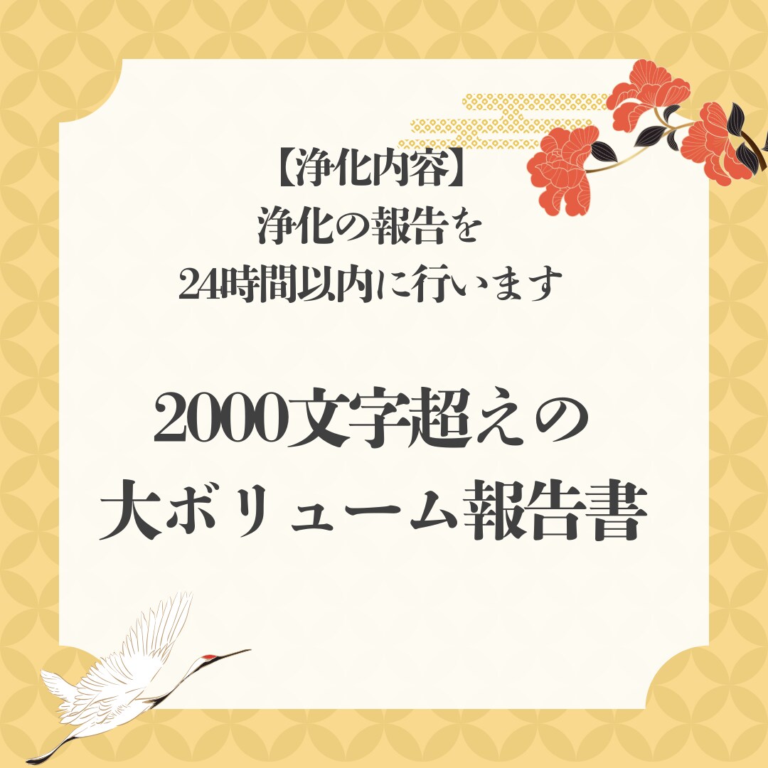 1秒でも早く浄化！速効の遠隔厄払い提供します すぐにでも厄払いして欲しい方以外は申し込まないでください イメージ3