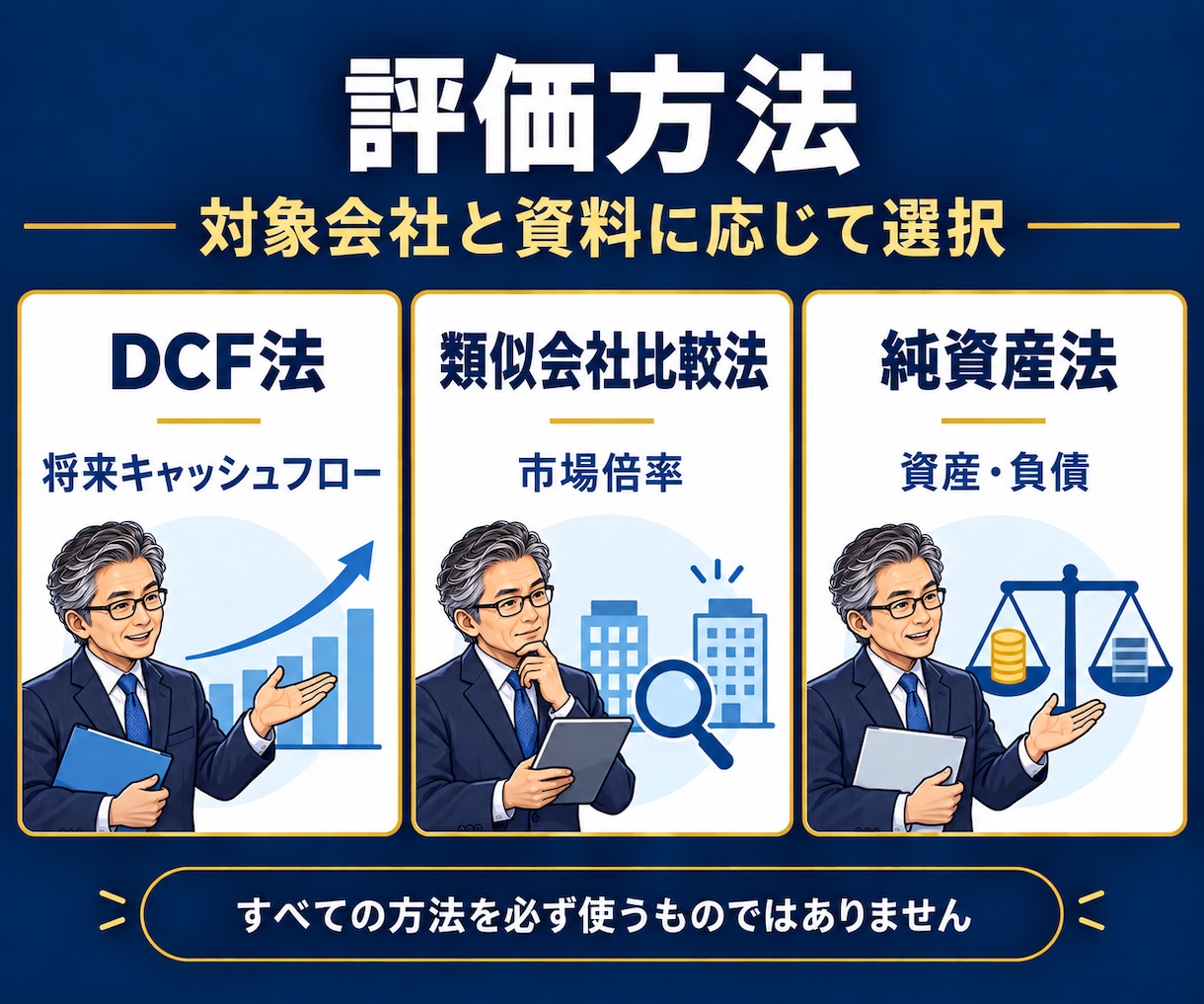 M&A・会社売買の企業価値を簡易算定します DCF法等で価格の目安と算定前提を可視化 イメージ2