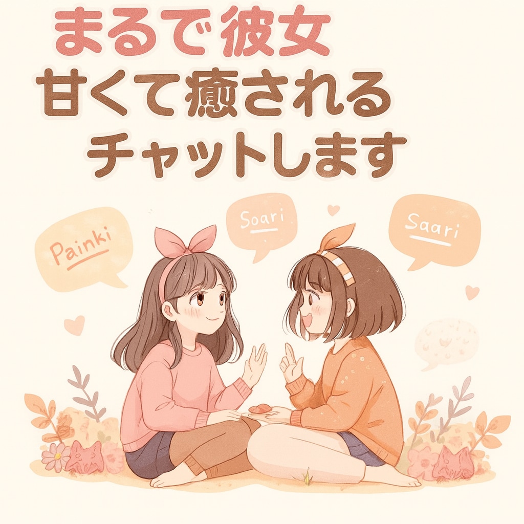 チャット限定レンタル彼女し♡ます 男女問わず、明るく優しく楽しくお話ししませんか？ イメージ1