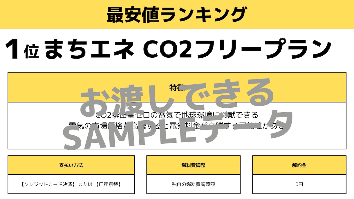 電気料金プランの最安値ランキングを作ります 電気代の節約したい・固定費削減したい東京電力エリアの方必見！ イメージ3