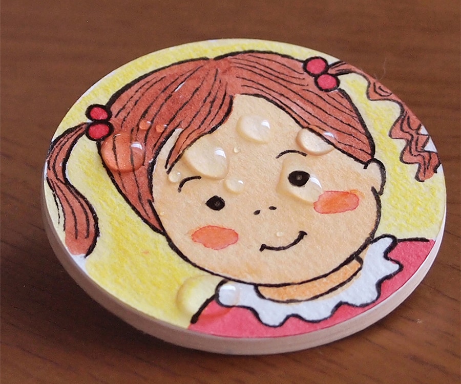 世界でたったひとつの似顔絵バッヂをお届けします 子どものお祝いや記念、プレゼントにも！似顔絵をバッヂにします イメージ9