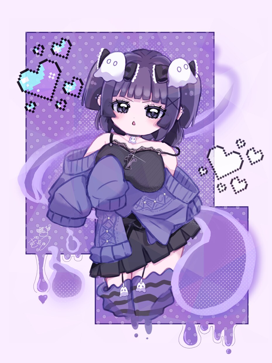 パッと目に留まるかわいいイラストお届けします アイコン、1枚絵、立ち絵等、お手頃価格でお描きします♪ イメージ4