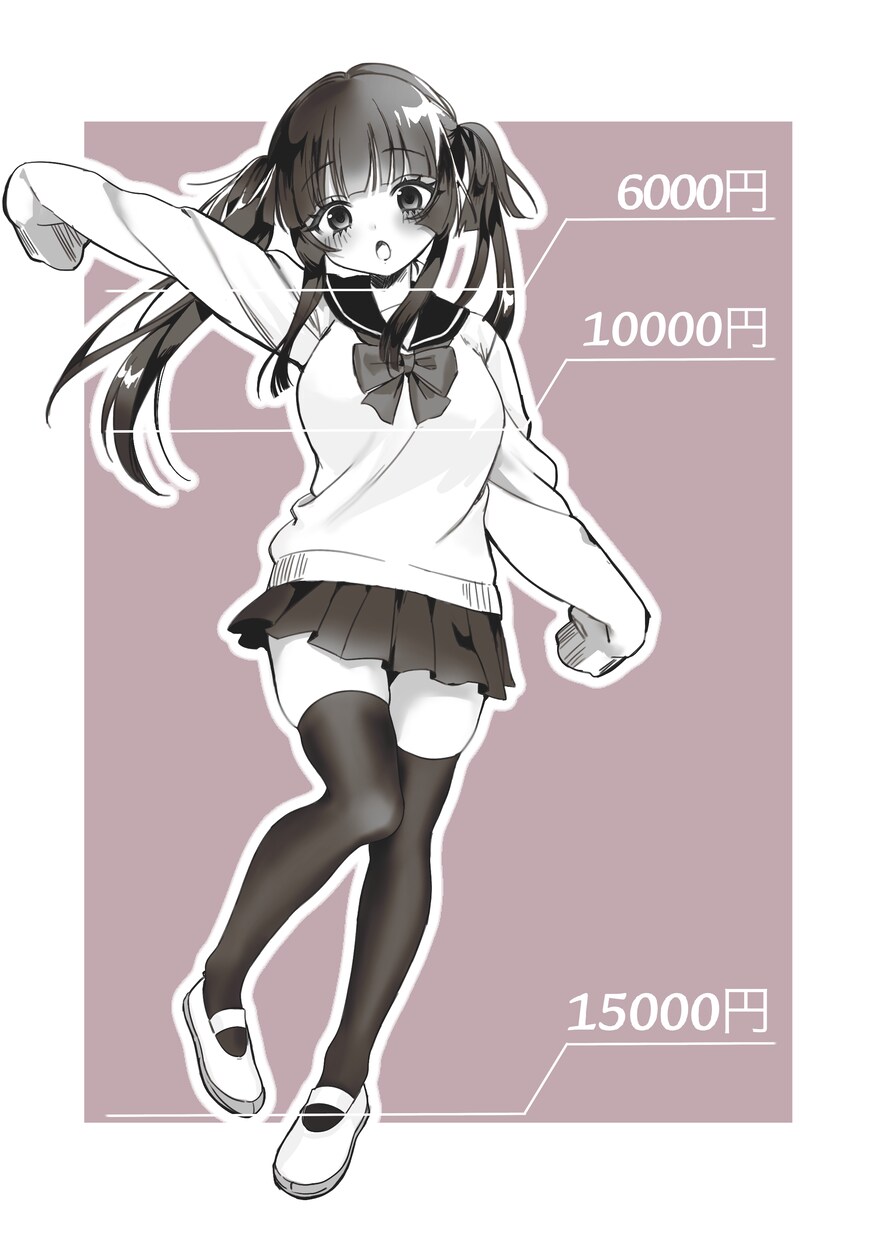 即日着手可能！可愛い女の子描きます 色んな系統の可愛い女の子描きます♡ イメージ3