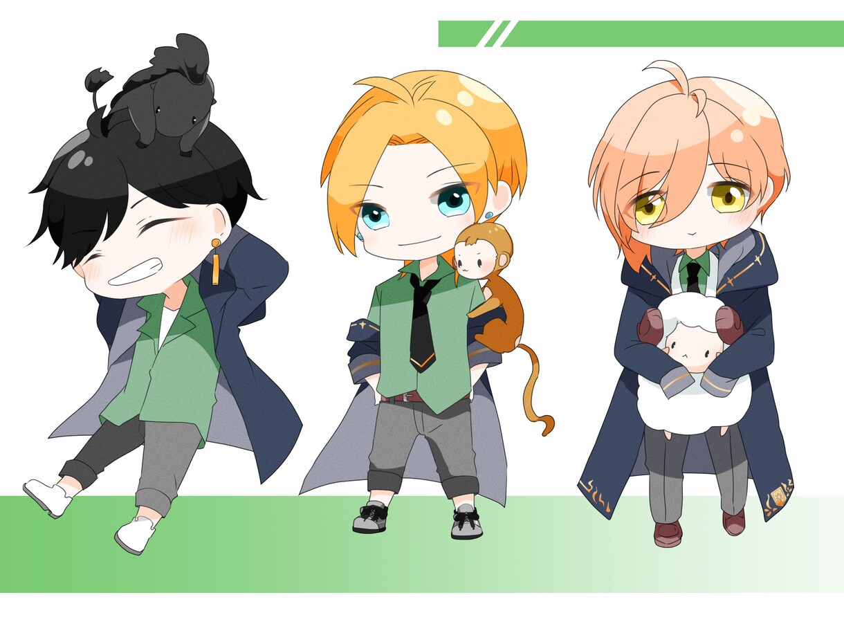もちっとしたデフォルメキャラを作成ます もちっとしたかわいいデフォルメキャラを作成します。 イメージ3