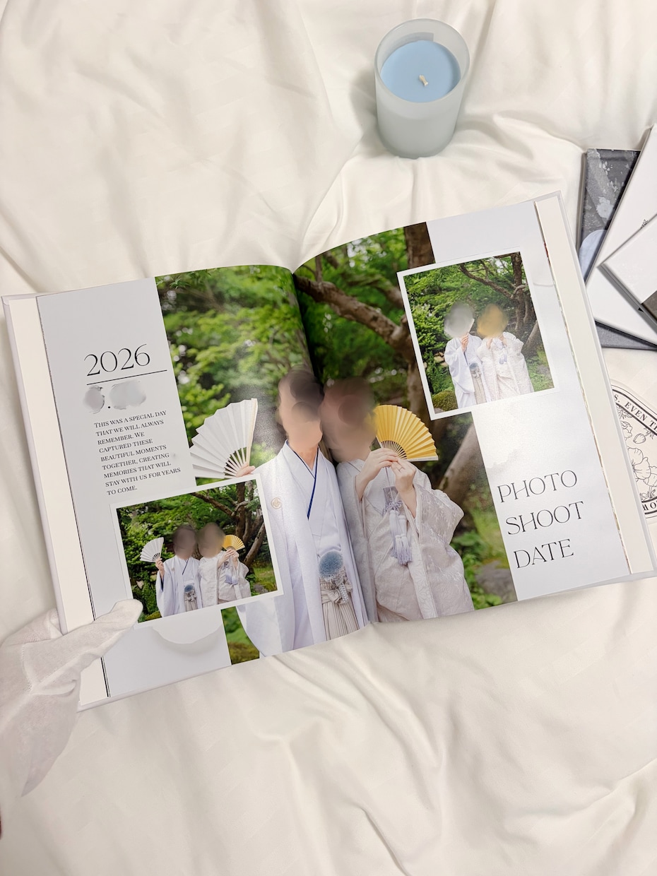 ウェディングフォト・結婚式写真でアルバム作ります 写真を送るだけで素敵なアルバムがお手元に届きます♪ イメージ3