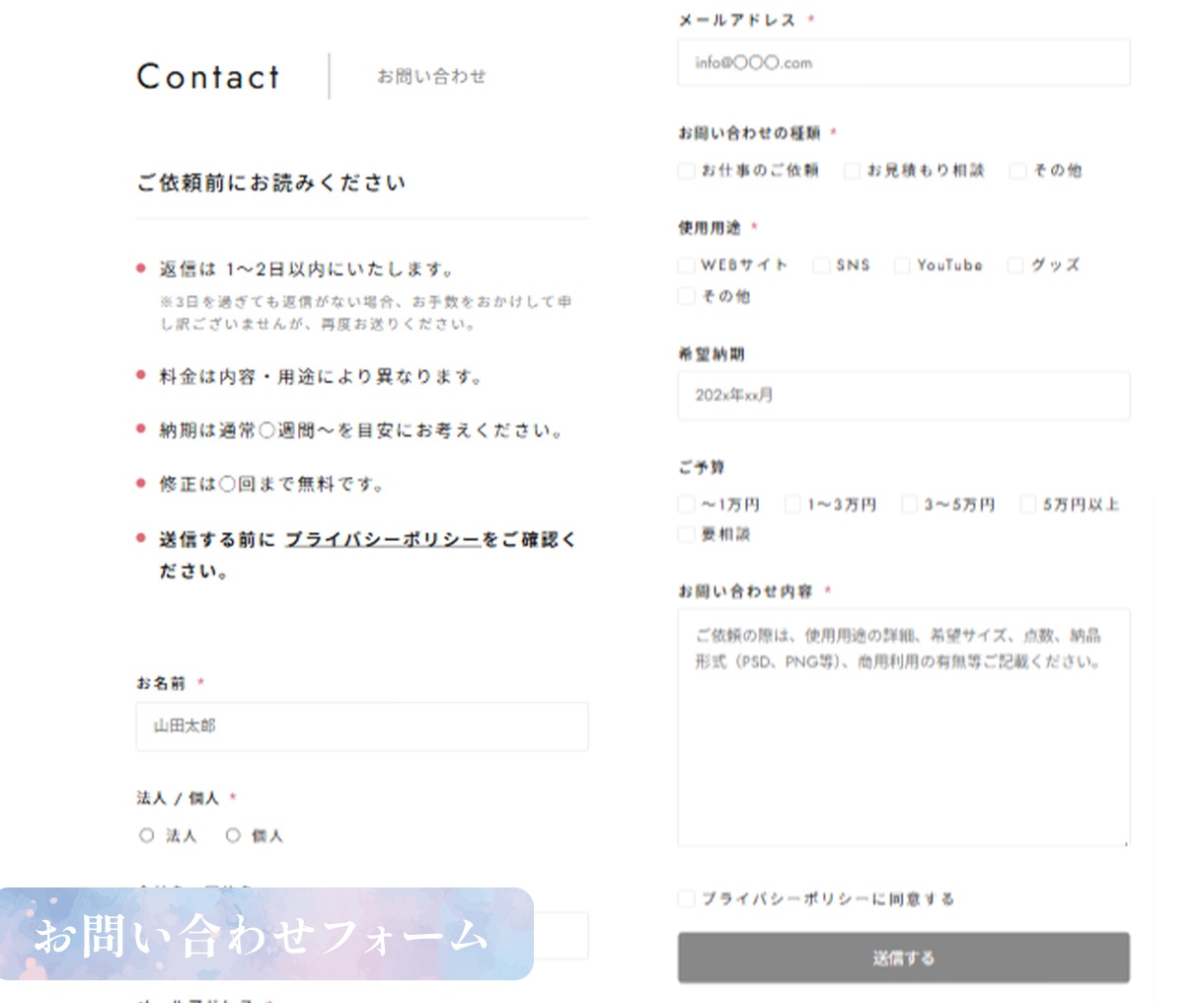 クリエイター向け｜HTMLテンプレート販売します コンバージョンを意識した設計で、依頼に繋がるポートフォリオへ イメージ5