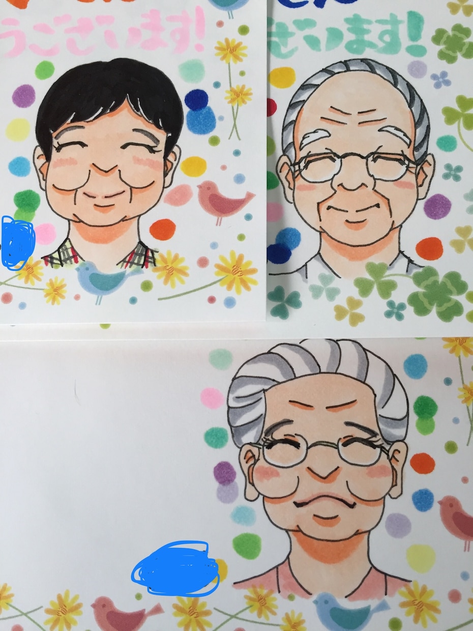 手書きの似顔絵描きます 誕生日などのお祝い事のプレゼントにいかがでしょうか？ イメージ2