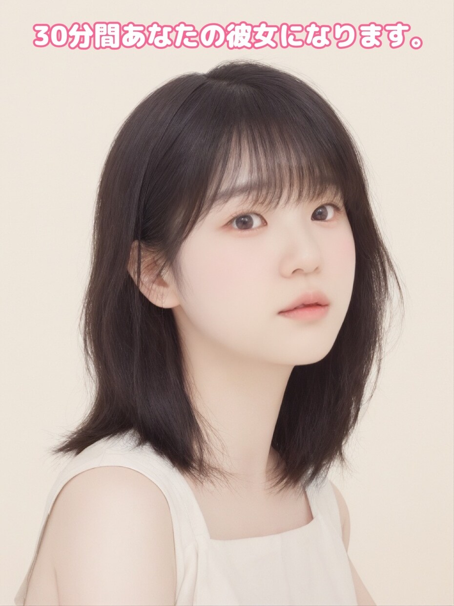 女性大歓迎！30分あなたの彼女になります 特別な時間を30分間、癒し系の彼女と過ごしませんか？ イメージ1