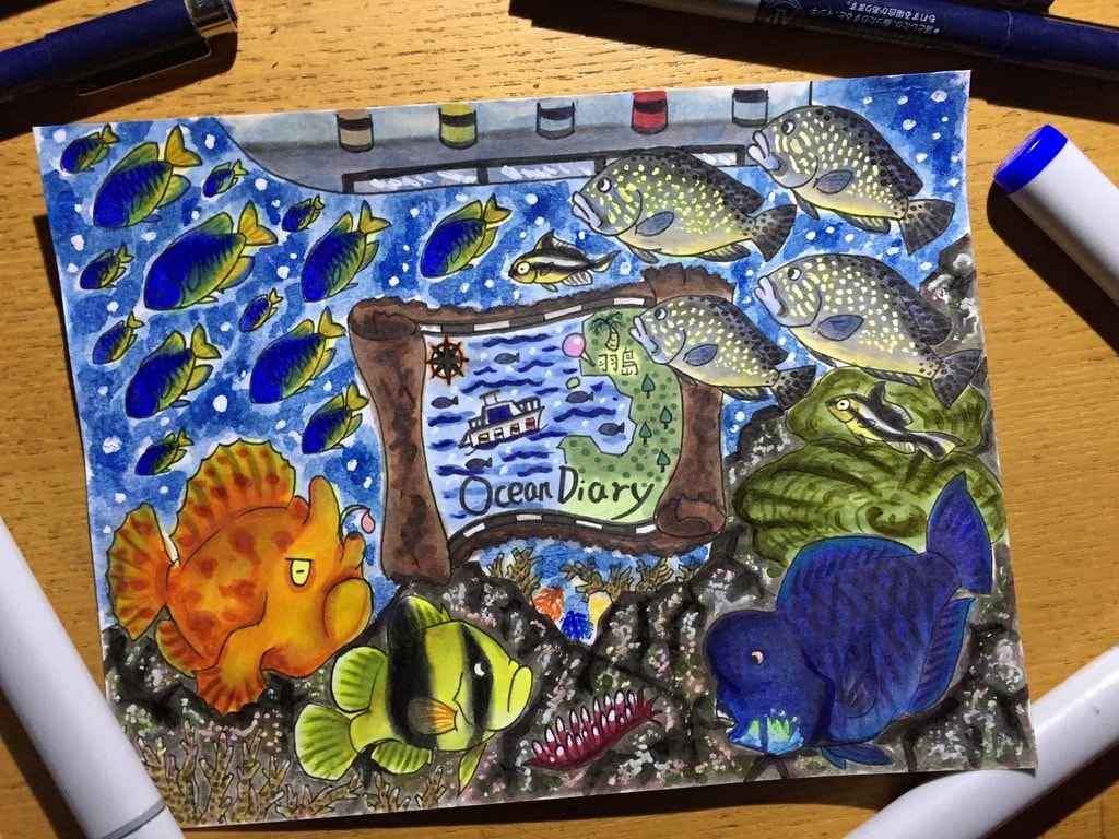 海洋生物のイラスト描きます 小さな魚から大きなクジラまで、種類色々お任せください！ イメージ7