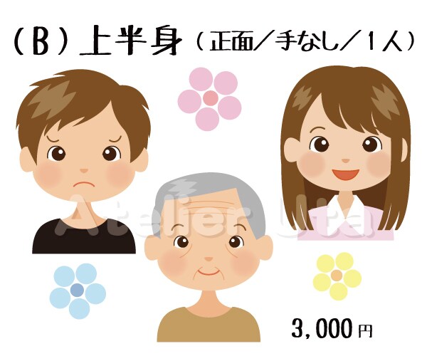 挿し絵にぴったり！　可愛い人物のイラスト制作します 【修正無制限】オリジナルイラストでイメージUP♪ イメージ3