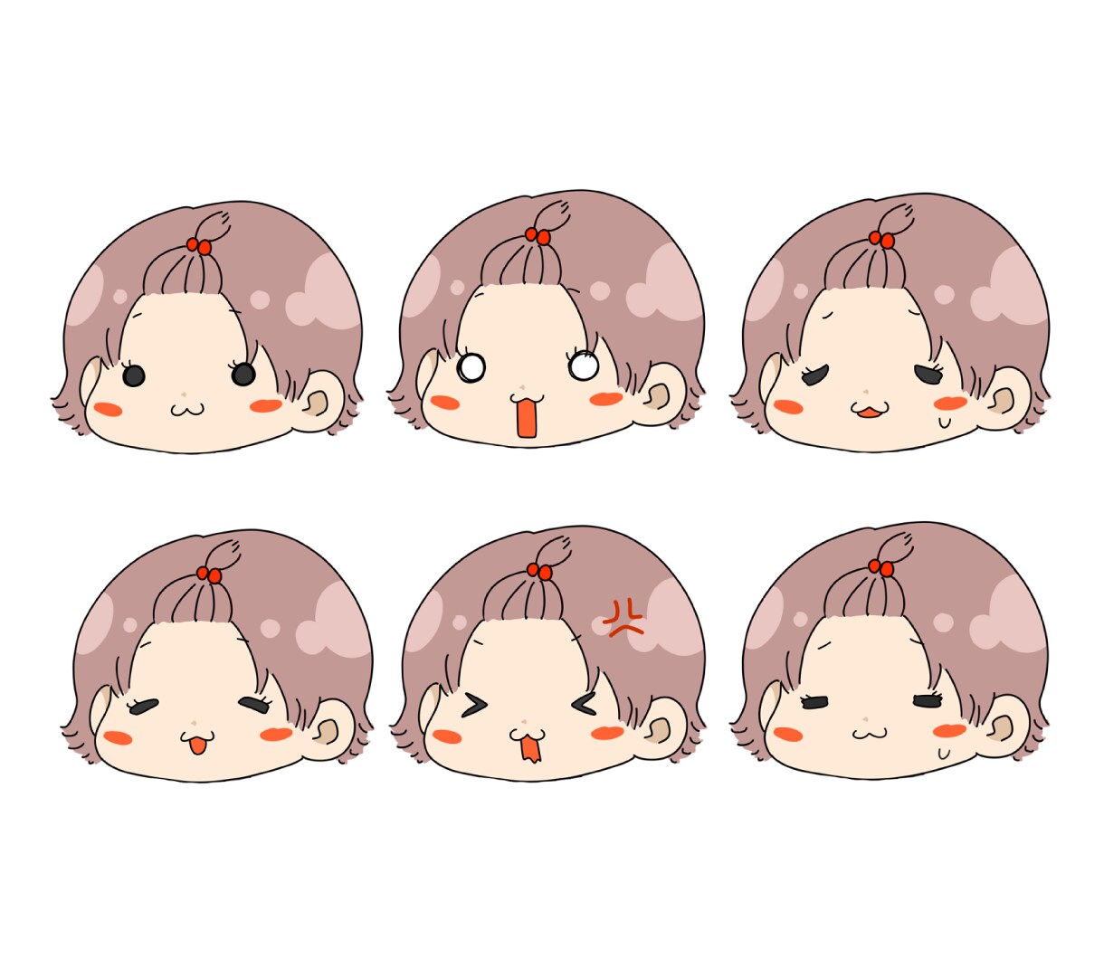 商用利用OK！ゆるかわアイコン・キャラ作ります 人物・動物OK｜SNSアイコン・LINEスタンプ・グッズ対応 イメージ6