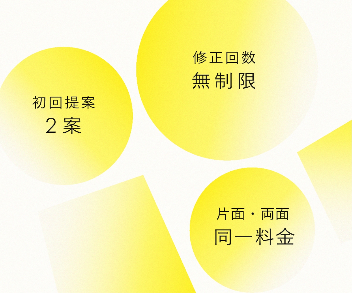 新しい視点とアイデアで、名刺をご提案します デザイン歴約10年｜片面・両面同一料金でご提案 イメージ2
