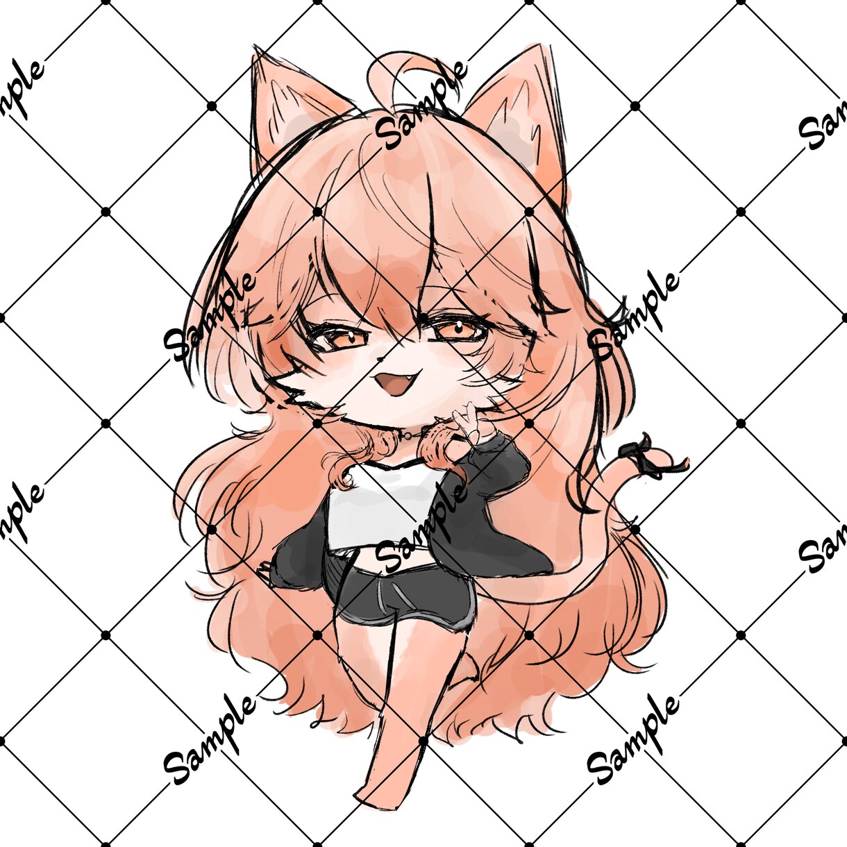 キャラクターのSDイラスト描きます デフォルメアイコンや立ち絵のデフォルメ差分などに イメージ3