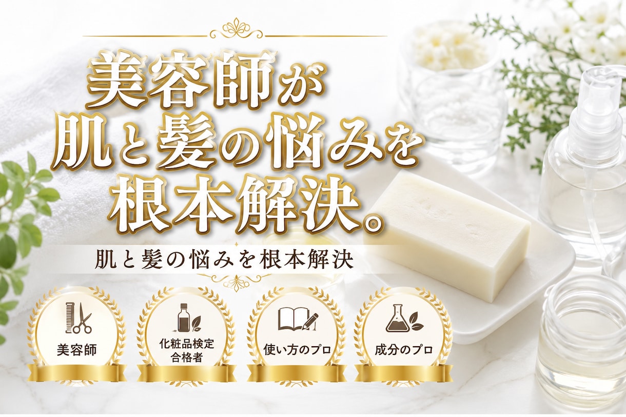 美容師が肌と髪の悩みを根本解決します 化粧品の成分を見つめ直し、正しい引き算美容で本来の美しさを イメージ1