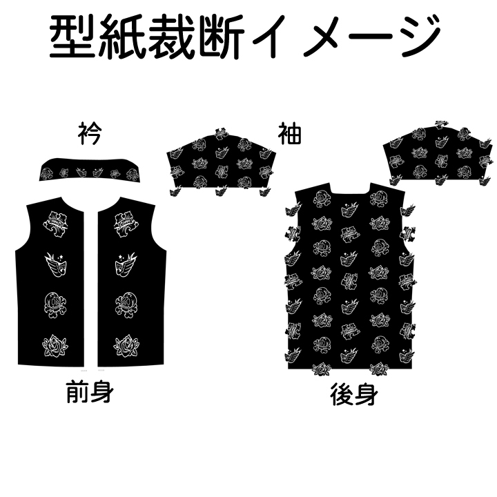 オリジナル生地プリントのアロハシャツ縫製します アドビai入稿、版代無し、国産1着、5L迄ポリエステル昇華 イメージ3