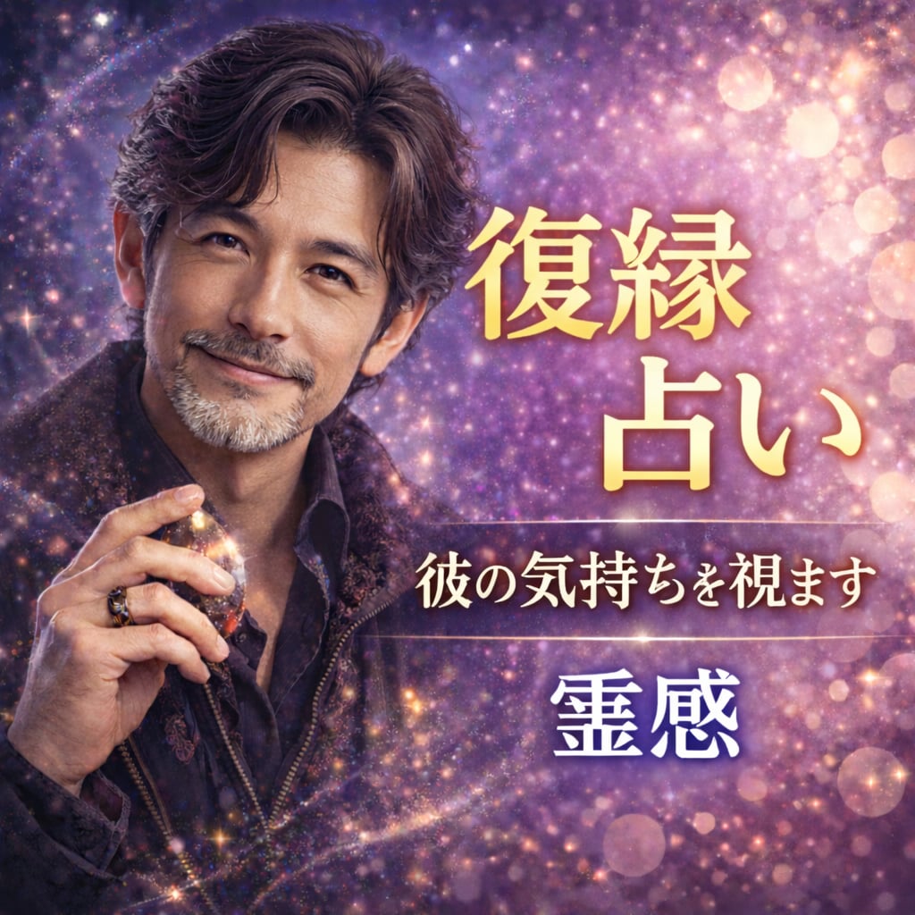 1分～OK！復縁したい方を霊視とタロットでみます 復縁したくて辛い方霊視とタロットでみます。 イメージ1