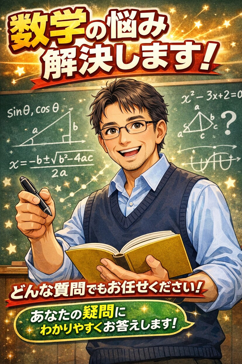 中学、高校の数学、高校、大学受験まで教えます 基本を大切にした自然な解法、汎用性の高い解法を提供します。 イメージ1