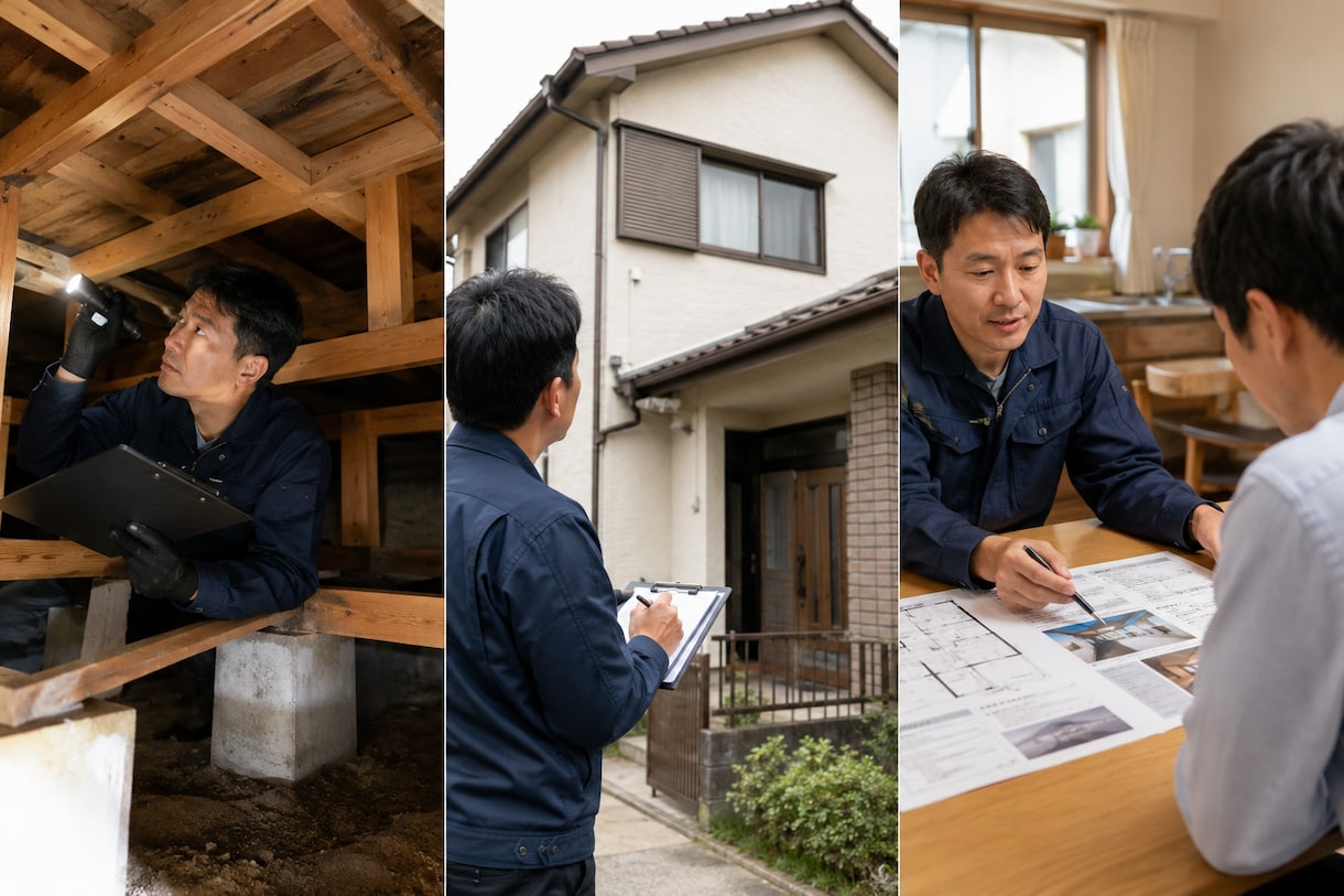 フリップ物件のホームインスペクションします 修繕費用まで含めて建築士が診断します イメージ2