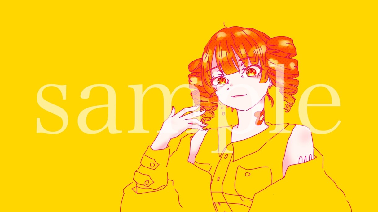 楽曲に合わせてイラスト描きます 歌ってみた/MV/CDジャケット/グッズなどにお使い下さい イメージ6