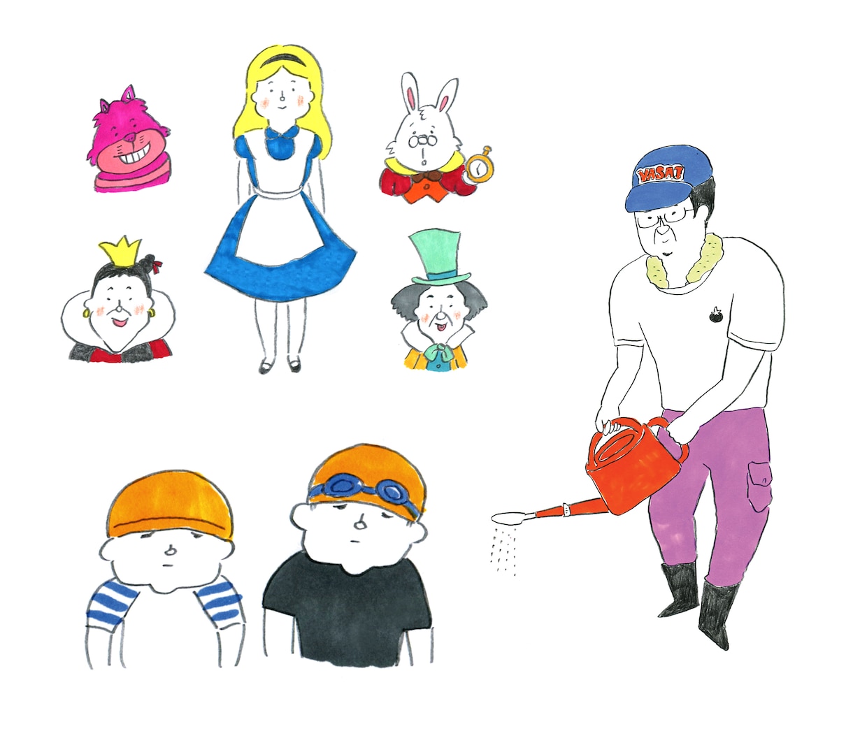 手描きのゆるいイラスト描きます 手描きの温かみのあるカットイラストはどうですか？ イメージ7