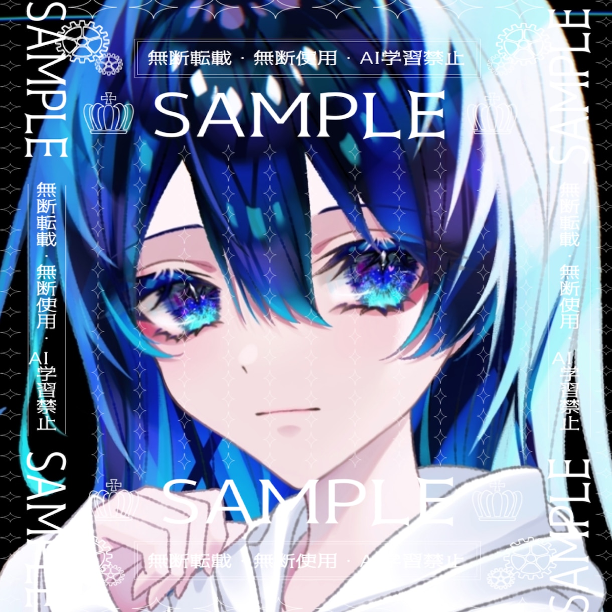 何度でも修正◎!キラキラで目立つアイコンを描きます カラフルでお好みのアイコンをオーダーメイドします☺︎ イメージ3