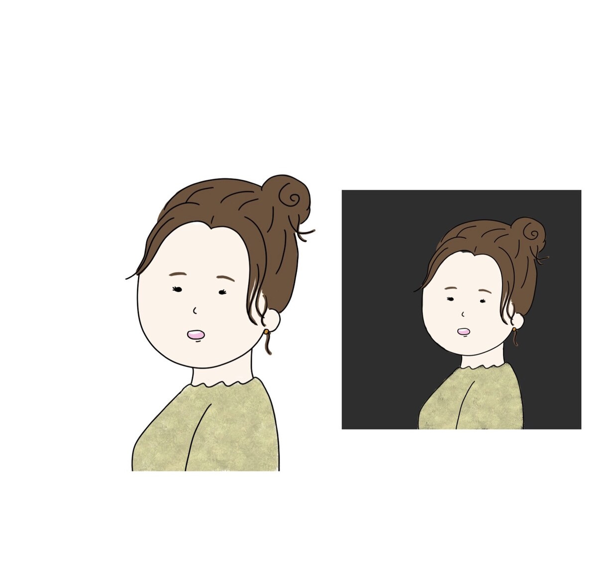 最低価格！シンプルな似顔絵／イラストお描きします 様々なご依頼に柔軟に対応いたします！！ イメージ2