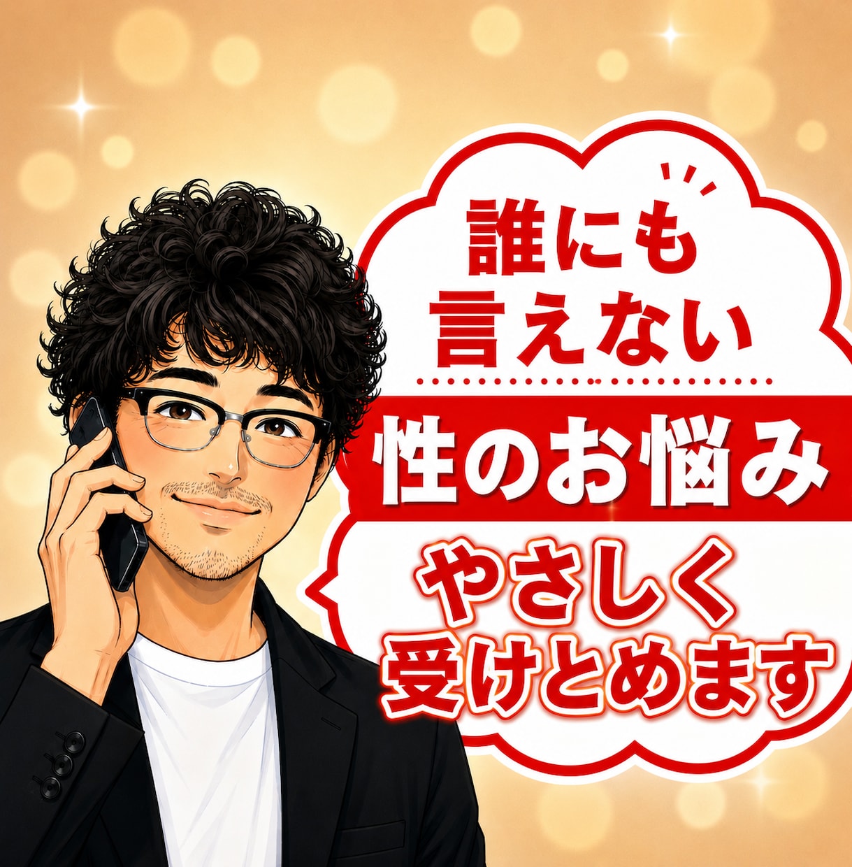 秘密厳守！誰にも言えない性の悩み優しく受けとめます 性の不安とモヤモヤを解消！誰にもバレない男女の性の電話相談室 イメージ1