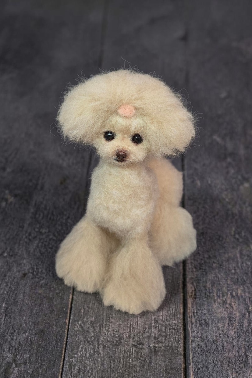 大切な愛犬さんをお作りします うちのコ羊毛フェルトワンコオーダー イメージ4