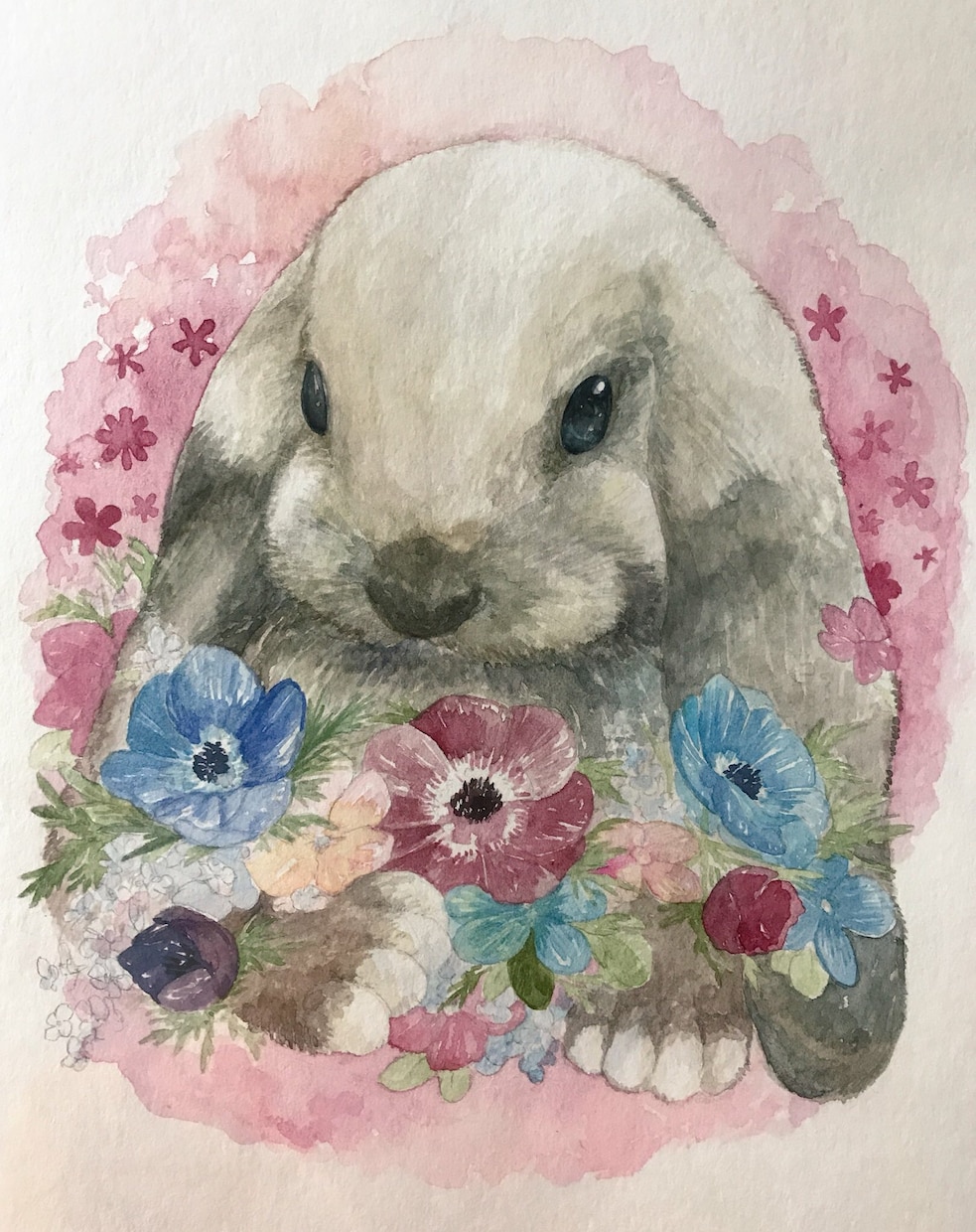 夏休み限定価格★水彩でペットの似顔絵お描きします お客様の大切なご家族を水彩画の優しい雰囲気でお描きします！ イメージ2