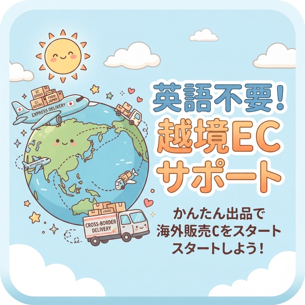越境EC出店＆海外販売を丸投げいただけます 英語が苦手でも安心！越境ECを検討している方へ総括サポート イメージ1