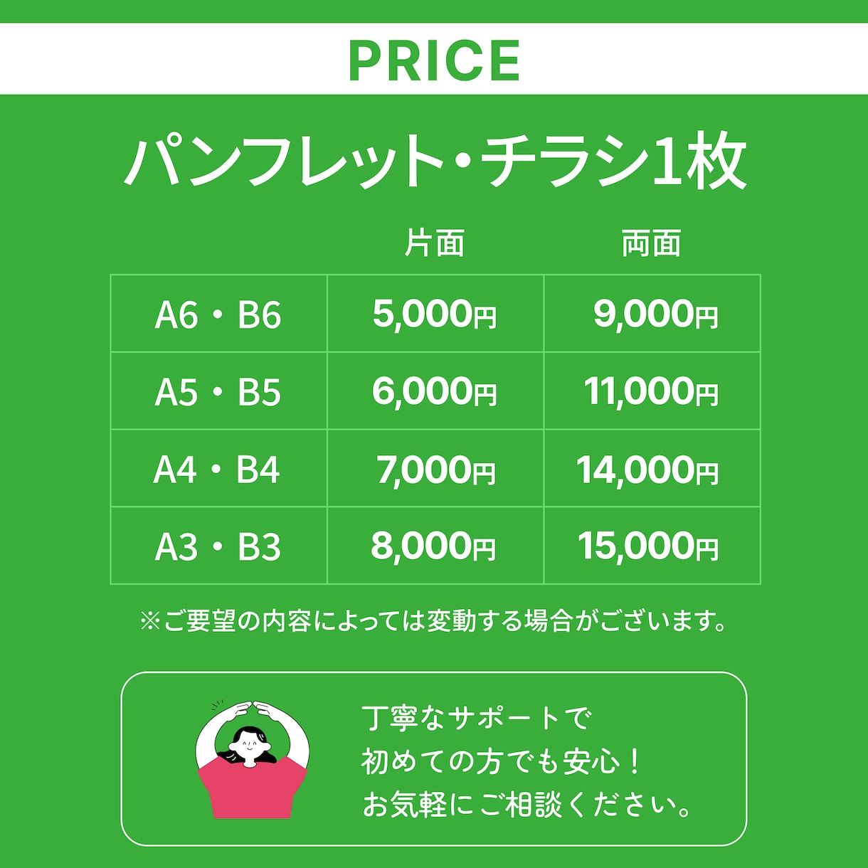 先着30名様限定価格！チラシなどの促販物作成します 高品質で低価格。どんなジャンルでもお任せください◎ イメージ2